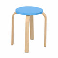Cocoarm Kinderhocker aus Holz, rutschfest und bunt, ungiftig, leichte Montage, Blau