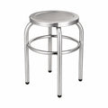 Beeketal Edelstahlhocker BEH-30, Ø 29 cm Sitzfläche, 1,5 kg, 370x370x420 mm, PVC-Beinschutz