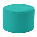 Lumaland 3-in-1 Sitzpouf: Hocker, Tisch & Fußschemel für Innen und Außen mit Flexibler Füllung