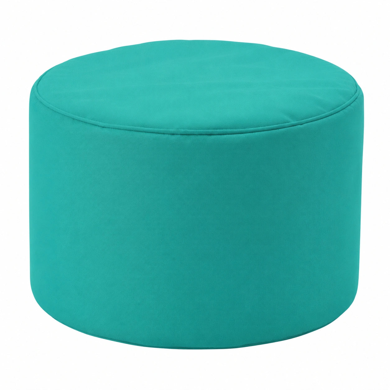 Lumaland 3-in-1 Sitzpouf: Hocker, Tisch & Fußschemel für Innen und Außen mit Flexibler Füllung