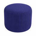 Loft 25 Runde Sitzpouf mit EPS-Perlenfüllung – Bequemer Hocker für Wohnbereich und Gaming, 44 x 30 cm, Leicht, Lila